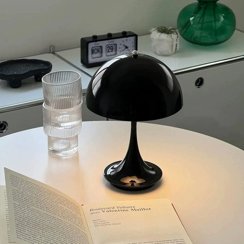 Danish Panthella Table Lamp Replica Designer Stylish Portable USB Charging Led Dimmable Mushroom Table Lamp