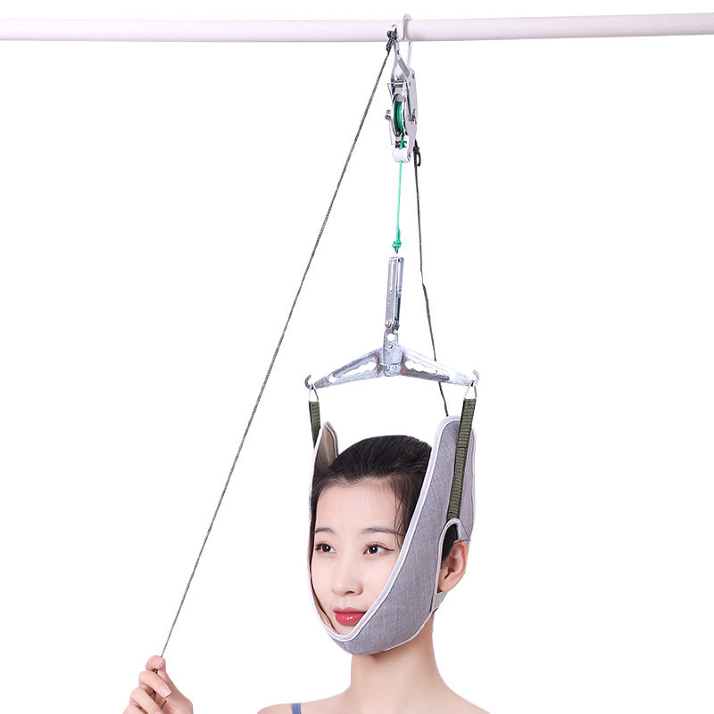 Cervical Traction Device for Home Use, Neck Traction Corrector for Adults, Neck Hanging Hook Type Door Hanging Stretcher