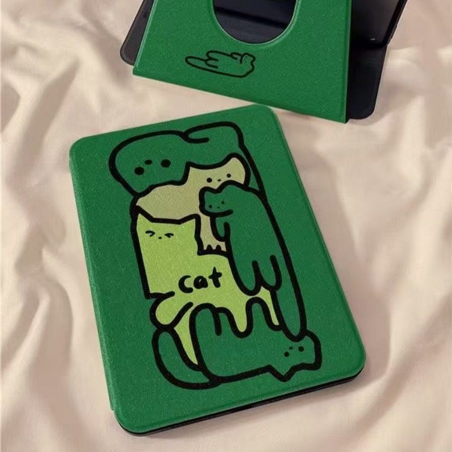 Abstract pattern rotating transparent shell for iPadair4/5 flat protective cover 2024 Pro7/8/9/10th