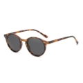 Cream Tea Tortoiseshell Frame Gray Lens Polarized C3