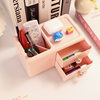 DIY Pen Holder Plastic Storage Box Dust-Proof Drawer-Type Ins Desk Compartmentalized Export Layered Storage