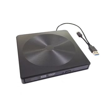 [Black Vinyl Sentiment] External Type-C/Usb Dual Interface 3.0 Concert Album Disc Reader Burning U