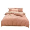 Four Seasons 100% Cotton Brushed Four-Piece Set Pure Cotton Bedding Quilt Cover Bed Sheet Student Dormitory Three-Piece Set Cross-Border Export