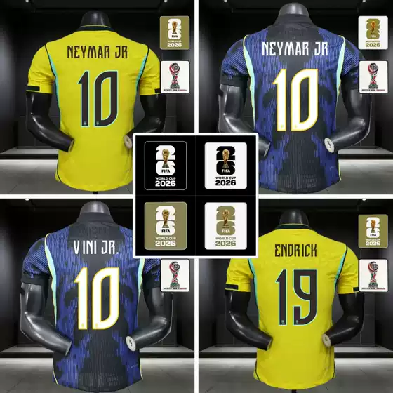2026 World Cup Jersey Brazil Football Jersey Neymar Vinicius Endrick Jersey Wholesale