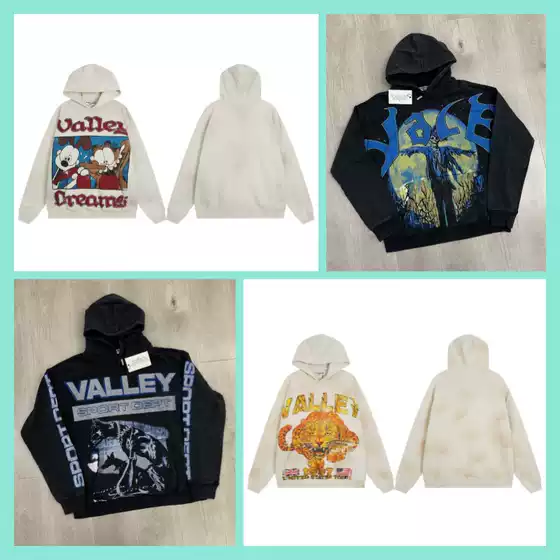 Trendy High Street New Retro Character Print Summer Unisex Loose Casual Washed Vintage Loose Hoodie Sweatshirt