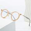 Anti-Black Storm Same Style Glasses Retro Round Frame Anti-Blue Light Glasses Plate Glasses Frame Myopia Optical Glasses Flat Glasses