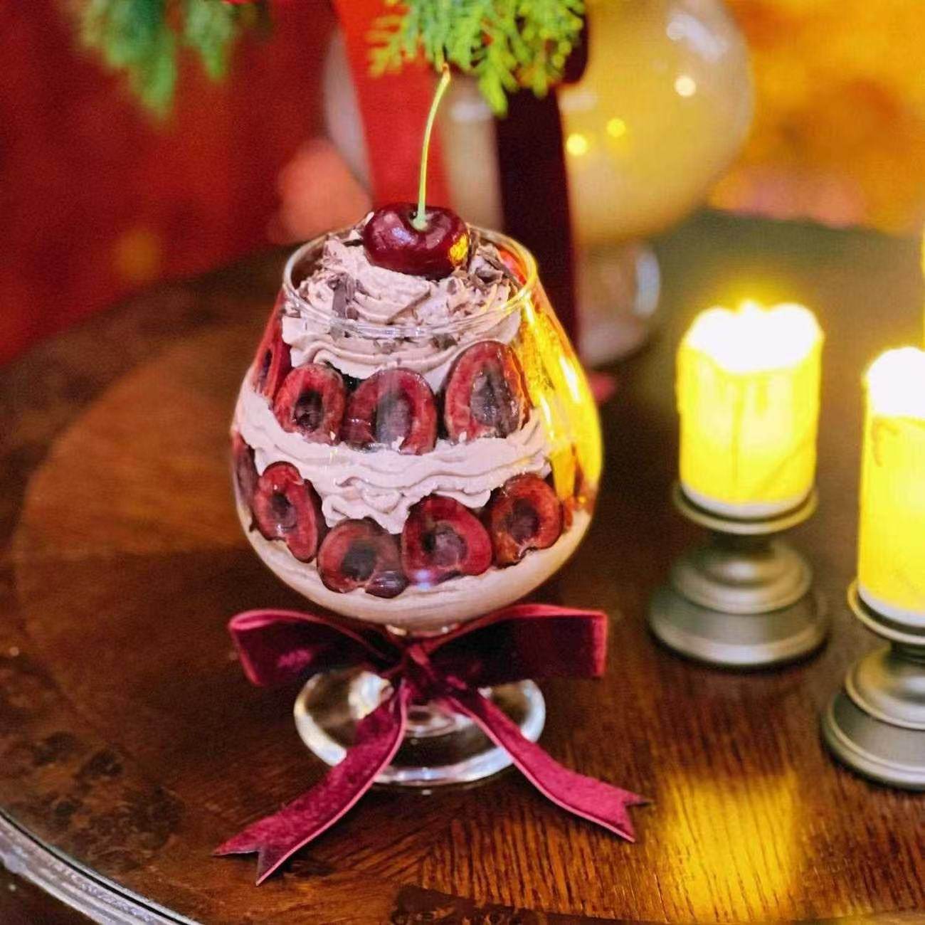 Glass Cake Cup Brandy Cup Wine Cup Multi-Functional Thickened Durable Home Restaurant Bar Party High-Value Cup