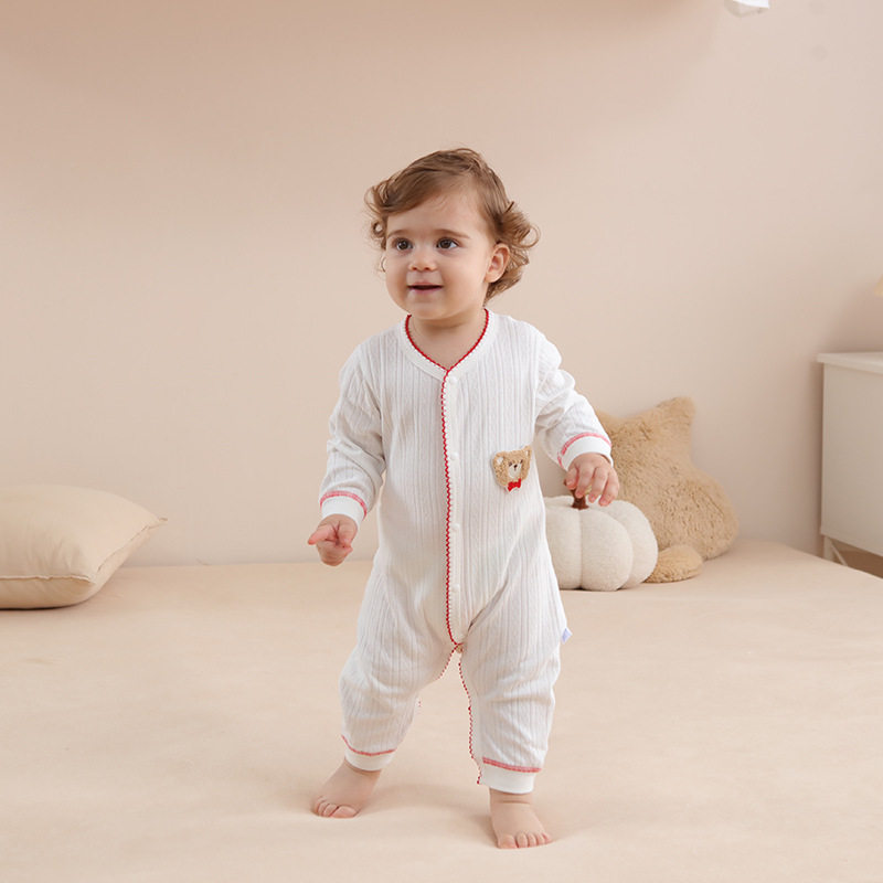 Baby Clothes for Spring, Autumn, and Winter, Baby Romper, Pure Cotton, Seamless Autumn Outfit, Newborn Clothes, Jumpsuit, Crawling Suit, Pajamas