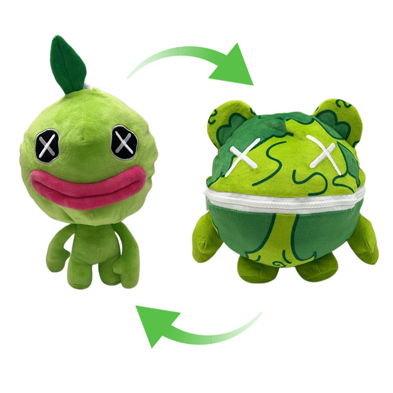 跨境新品恐怖游戏5周边小丑毛绒玩具节日礼物可爱紫长发女孩公仔