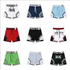 Feiren American-Style Sports Shorts, Quick-Drying, Unisex, Knee-Length, Loose Casual Shorts, Direct from Manufacturer, Mid-Waist