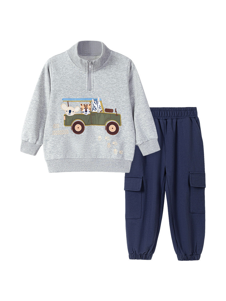 Source Factory Children's Clothing, Autumn Boys' Hoodie, Cartoon Kids' Top