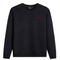 Pure cotton round neck--black with red label