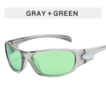 Transparent gray frame green film