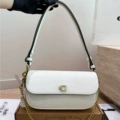 Brook chain bag pure white