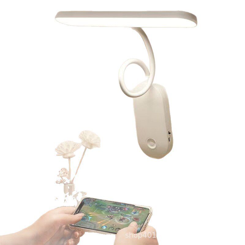 Cross-Border Desk Bedside Self-Adhesive Event Gift Led Eye Protection Lamp USB Rechargeable Bedroom Study Lamp