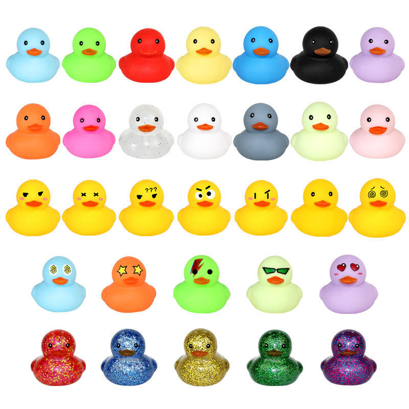 little yellow duck baby water toys baby bath pinch music sou...