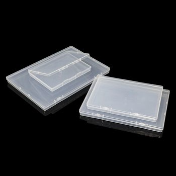 Rectangular Transparent PP Plastic Storage Box Cross-border Document Bill Organise Box Jewelry Card Stationery Storage Box