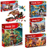 Совместимость с Lego Phantom Ninja серии Destiny Rewards Корабль-дракон Меха Дракон, собирающий строительные блоки, Развивающие игрушки, новые продукты