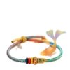 Koi Changshu Qihui ashore hand rope hand-woven to be no. 1 good luck bracelet for students lucky gift weaving