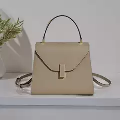 Customized Genuine Leather Women's Bag, High-End Genuine Cowhide, Fashionable and Versatile Handbag, Women's High-End Shoulder Crossbody Bag, Light Luxury