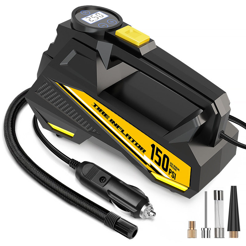 Car Inflator Car Portable Digital Display Lighting Inflator Car Smart Tire Tire Pressure Electric Inflator