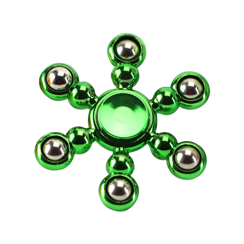 New Transforming Fingertip Spinning Top Steel Ball Finger Metal Alloy Colorful Popular Spinning Top Toy Street Stall Wholesale