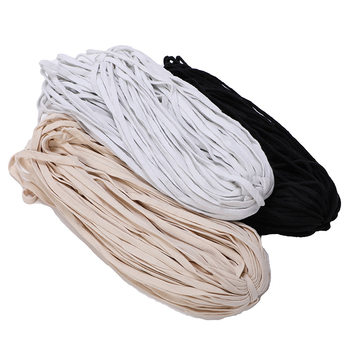 Factory Direct Sale 10mm Double-Layer Hollow Flat Cotton Rope for Waistband, Hat String, Drawstring, Binding Rope, Woven Wide Flat Cotton Rope