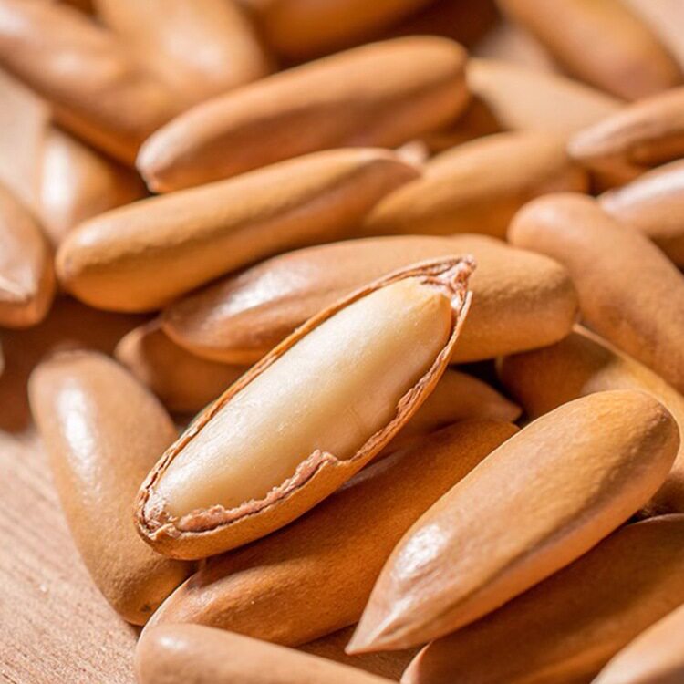 New Brazilian Pine Nuts Afghan Hand-Peeled Pine Nuts Independent Small Packaging Original Large Grain Nuts Snacks for Pregnant Women