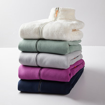 Autumn-winter bifacial wearing grip suede jersey cardiovert sweaty jacket male thickened warm rocking grain suede jacket female