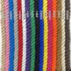 Three-Strand Colorful 20mm Cotton Rope DIY Tapestry Weaving Rope Thick Rope Binding Rope Loop Creative Drawstring Knot Decoration