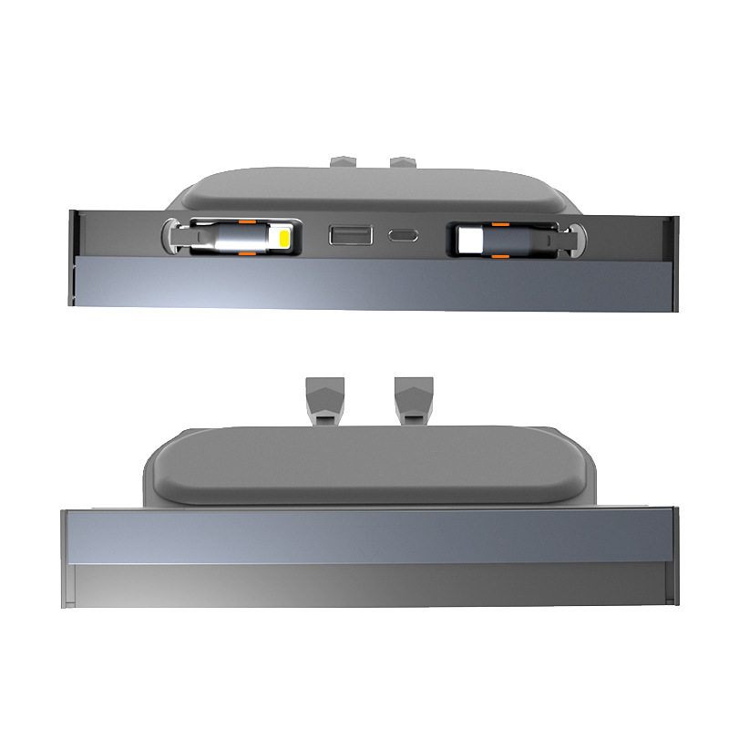 Applicable to tesla tesla docking station model3/Y central control slide cover with telescopic cable multifunctional USB port