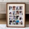16-Square Grid Photo Frame DIY Puzzle Custom Photo Printing Display Stand Commemorative Couple Wedding Gift Wall Hanging Anniversary Ornament