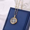 Cross-Border Alloy Religious Saint Benedict Pendant Necklace Fashion Religious Necklace