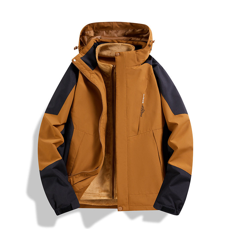 1818 Outdoor Men's and Women's Thick Three-In-One Jacket