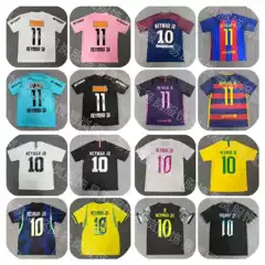Retro Brazil Barcelona Santos Jersey Commemorative Edition No. 10 No. 11 Neymar Retro Football Uniform
