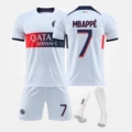 24 Barl White No.7 * Mbappe + Matching Socks