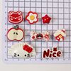 Cute Red Series Cat Dumpling Accessories DIY Hair Accessories Mobile Phone Case Clogs Matchinging Accessories Accessories Wholesale