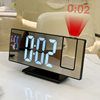 Cross-Border Projection Clock Student Digital Clock Led Large Screen Desktop Creative Alarm Clock Mirror Digital Smart Alarm Clock