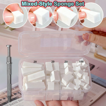Nail Art Sponge Tofu Block High-Density Gradient Professional Blush Gradient Gripper Beef Cube Nail Art Tool