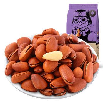 [Three Squirrels_Hand-Peeled Open Pine Nuts 160g] Snack Food Dried Fruit Snacks Nuts and Dried Fruits
