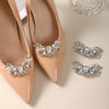 High Heels Women's Accessories Shoe Holder Shoe Buckle Rhinestone Temperament Socialite Fairy French Style Mori Style Wedding Shoes Single Shoes Decorative Buckle
