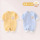 Осенне-зимний теплый комбинезон Baby plus из бархата, цельный детский комбинезон с длинными рукавами, пижама для новорожденных, одежда для прогулок mini 6