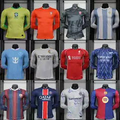2526 New Popular Club Jerseys Ac Barcelona Arsenal Chelsea Liverpool National Team Long-Sleeve Player Version
