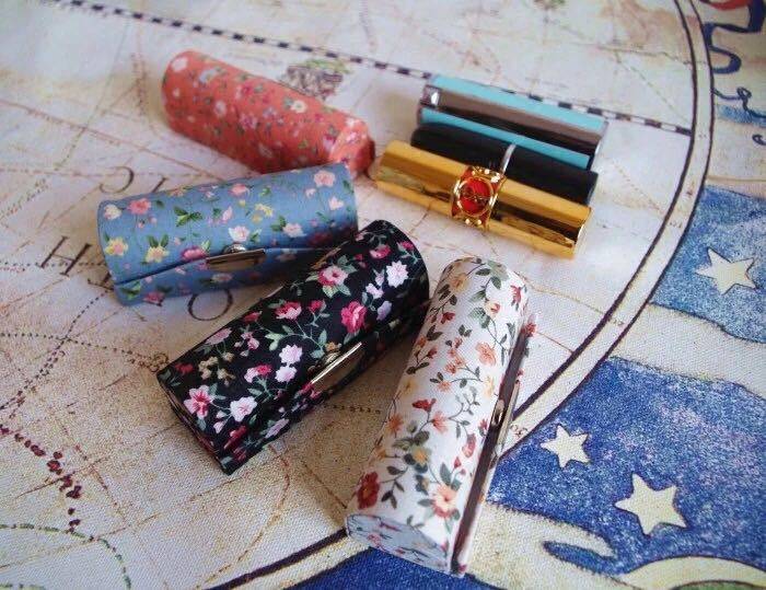 Manufacturer Supplies Lipstick Mirror Packaging Box, Retro Floral Pattern Single Lipstick Box, Portable Lipstick Small Gift Box