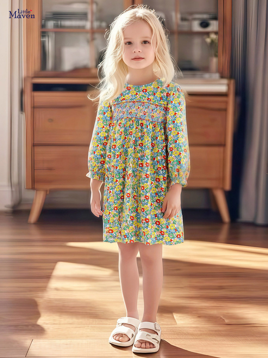 [Style] Kids' Dress, New Autumn Children's Dress, Cotton Girls' Dress Wholesale