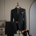 Black (suit + trousers)