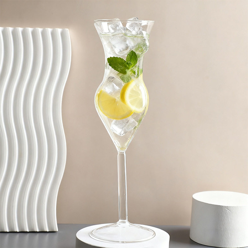 Bar Creative Human Cocktail Glass Internet Celebrity Personality Glass Beauty Wine Glass Beauty Glass Tall Red Wine Glass