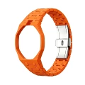 Orange ceramic + ceramic strap (12 o'clock direction)