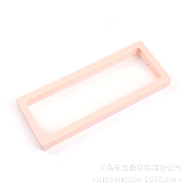 Promotional Transparent Pe Suspension Box Small Commodity Gift Box Jewelry Ring Box Storage Packaging Box Bracelet Necklace