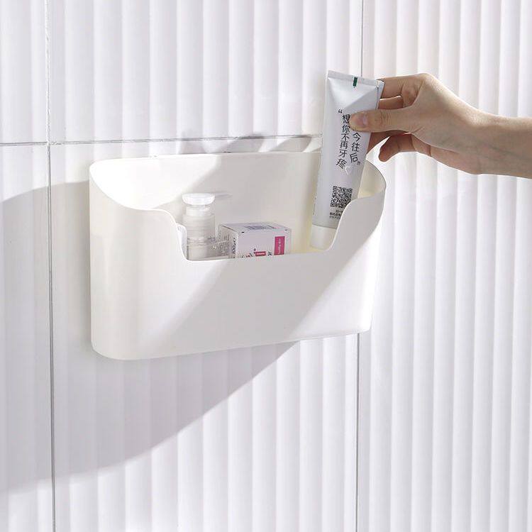 Wall-mounted storage box rack wall-mounted refrigerator side door kitchen bathroom cabinet bathroom cabinet door wash storage rack